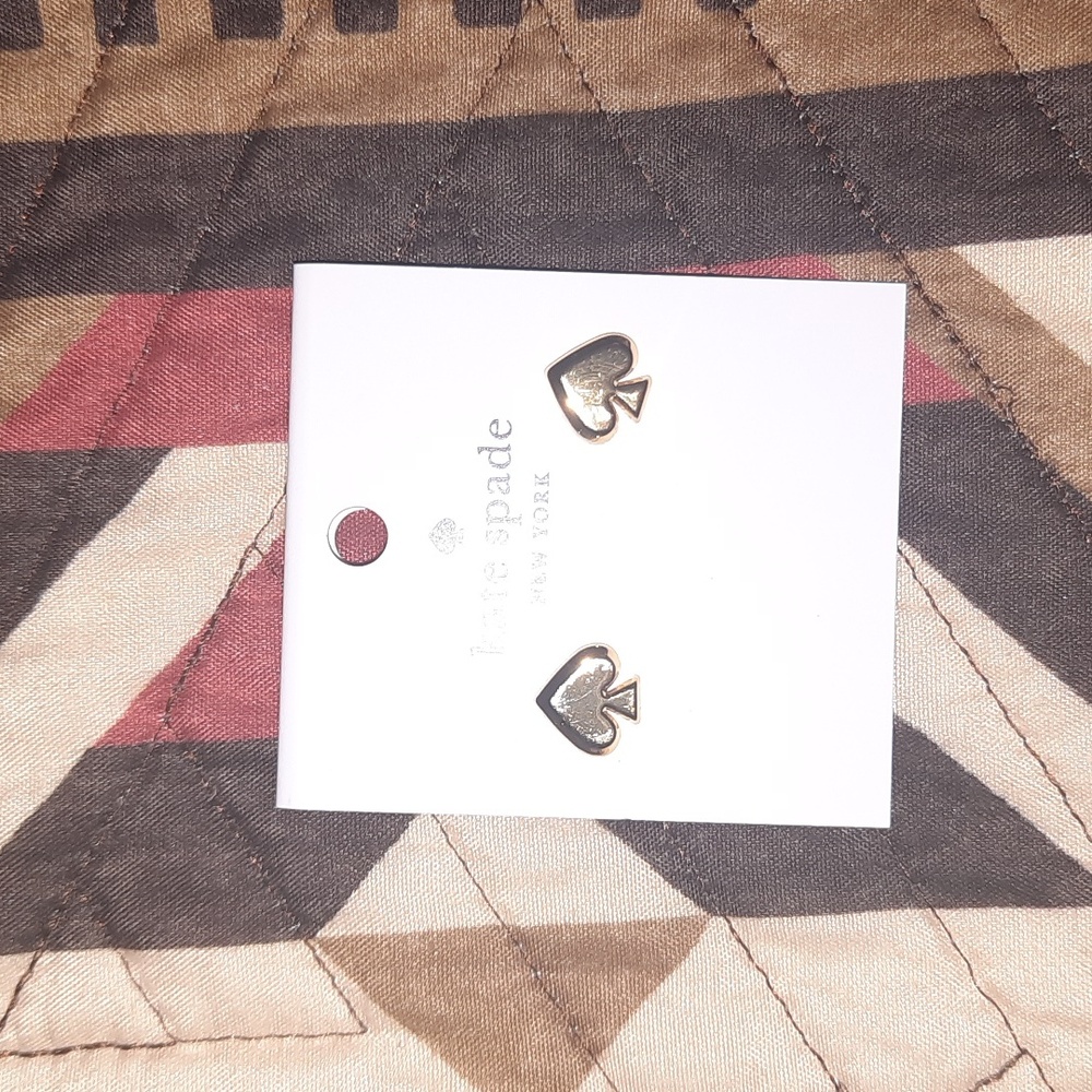 Kate Spade Gold Spade Earrings
